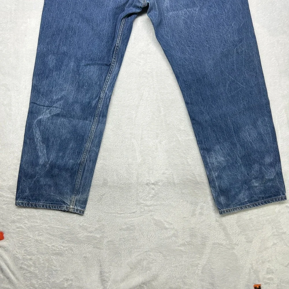 Levi's 501XX Jeans Men's Blue Denim Pockets Classic Straight Button Fly‎ - 38X29
